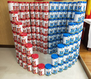 ��ͬ�W(xu��)��ͯ���L(zh��ng)�̷ۮa(ch��n)Ʒչʾ