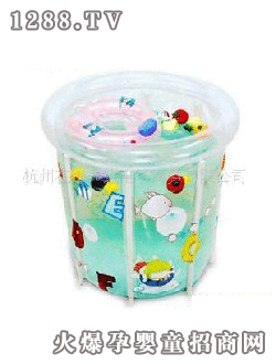 櫻寶寶日本透明彩繪支架水池