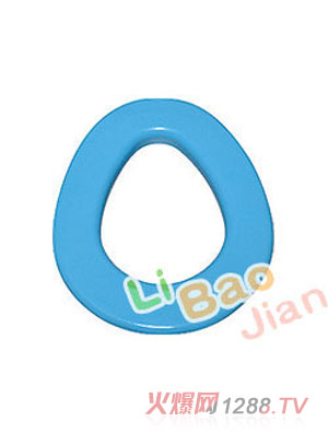 麗寶健藍(lán)色嬰兒座便圈