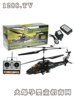 恒信3通遙控阿帕奇直升機(jī)