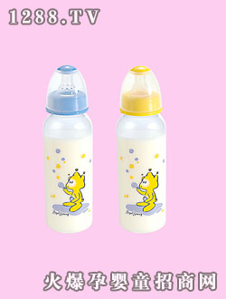 皇家寶貝防脹氣彩色直圓大奶瓶240ml
