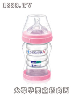 BABISIL新型6安士硅膠收縮內膽奶瓶