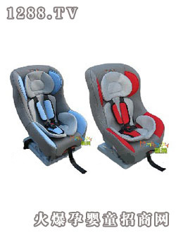 曼波魚屋兒童汽車安全座椅(紅/藍)