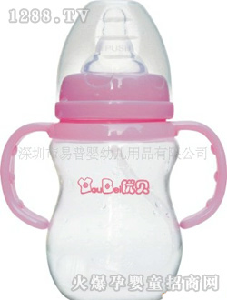 優(yōu)貝寬口徑腰形PP奶瓶
