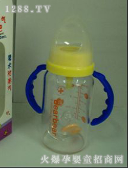 奧兒寶晶鉆玻璃防脹氣標(biāo)準奶瓶120ml