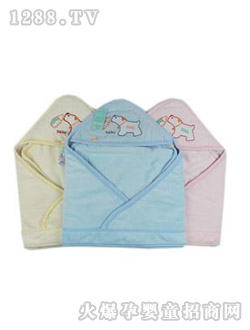 安嬰寶水晶絨鋪棉抱袋