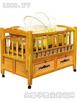 愛嬰寶嬰兒木床607