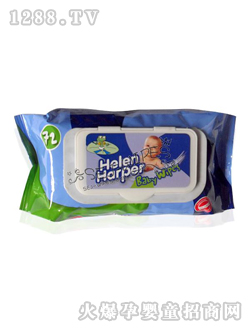 舒爾潔嬰兒濕巾深藍(lán)色包裝