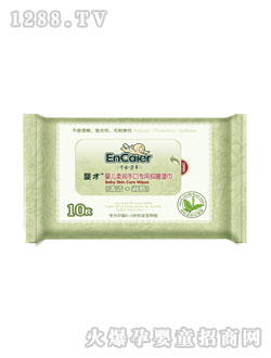 嬰才嬰兒柔潤(rùn)抑菌濕巾