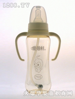 帶柄自動(dòng)PES奶瓶240mL