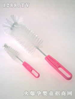 愛得利奶瓶奶嘴刷紅色