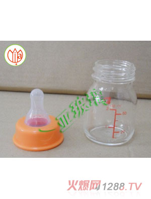 一亞可愛寶耐高溫玻璃奶瓶