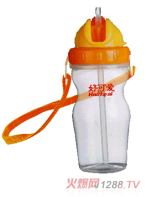 好可愛(ài)腰形兒童吊帶水壺