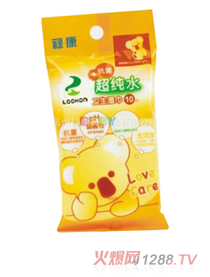 祿康10片嬰兒濕巾