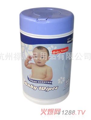 新款桶裝80片嬰兒濕巾