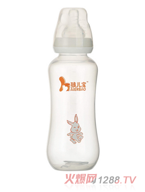 孩兒寶白色標口圓弧自動PP奶瓶300ml