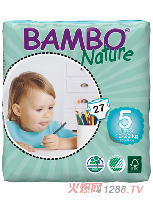 BAMBO Natureyinge紙尿褲L碼27片