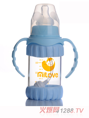 米愛(ài)120ML標(biāo)口防爆玻璃奶瓶