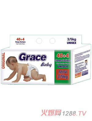 graceyinge紙尿褲44片裝