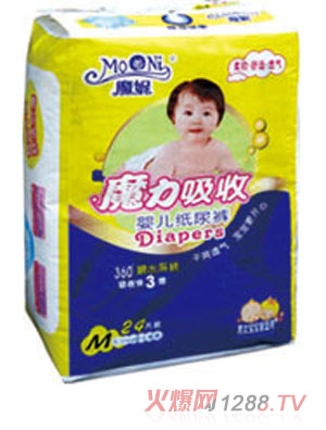 魔妮大包裝yinge紙尿褲中碼