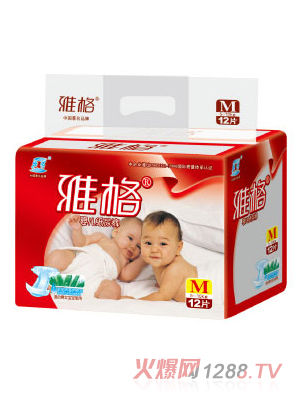 雅格yinge紙尿褲M12片