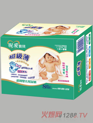 昵愛(ài)寶貝超薄yinge紙尿褲S