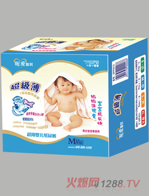 昵愛(ài)寶貝超薄yinge紙尿褲M