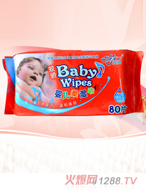雙驕80片枕嬰兒柔濕巾