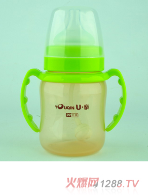 U親A328寬口PP抗菌奶瓶180ml