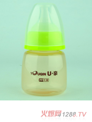 U親A335標(biāo)口PP抗菌初生奶瓶60ml