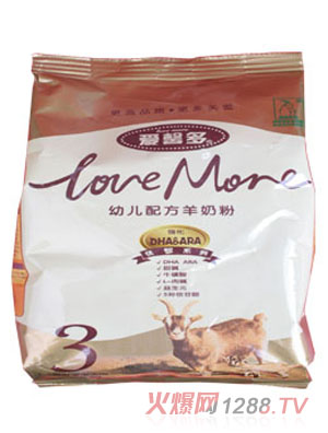 愛(ài)馨多優(yōu)智幼兒配方羊奶粉3段400克