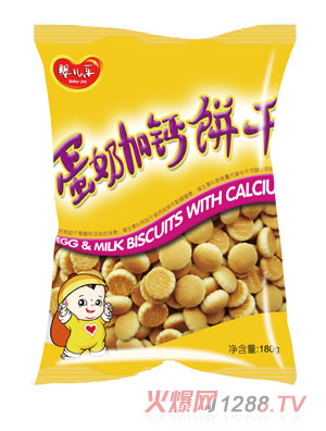 嬰兒樂(lè)蛋奶加鈣餅干180g