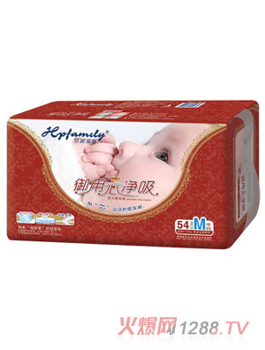 皇派家族嬰兒紙尿褲M(mǎn)54片
