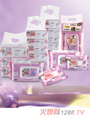 幼柔無淚配方手口嬰兒濕巾