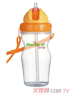 好可愛(ài)腰形兒童吊帶水壺