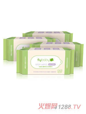 飛樂(lè)比嬰幼兒手口柔濕巾(25片×4連包)
