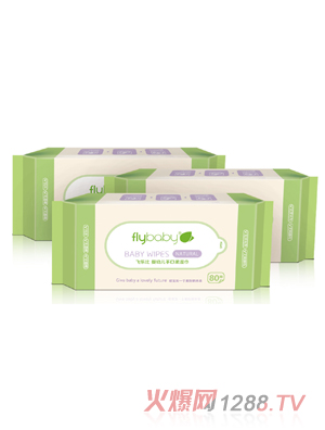 飛樂(lè)比嬰幼兒手口柔濕巾（80抽×3包）