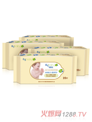飛樂(lè)比嬰幼兒手口柔濕巾(20片×4連包)