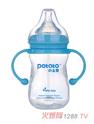 小土豆夢幻寶塔pp奶瓶（寬口徑雙柄）180ml