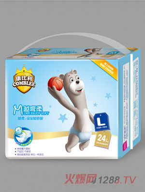 康比利M越享柔yinge紙尿褲L碼24片