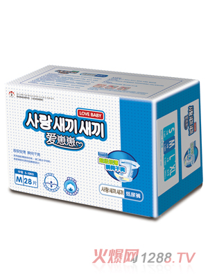 愛崽崽超薄紙尿褲M碼