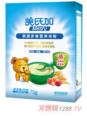 美氏加果蔬多維營養(yǎng)米粉75g