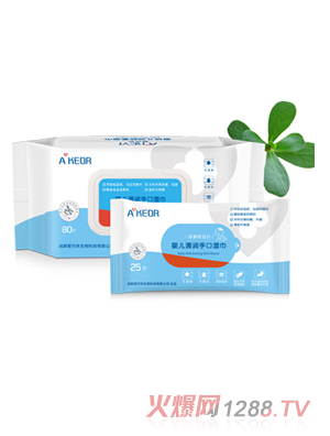 愛(ài)可依嬰兒清潤(rùn)手口濕巾