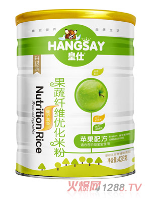 皇仕蘋果配方果蔬纖維優(yōu)化米粉