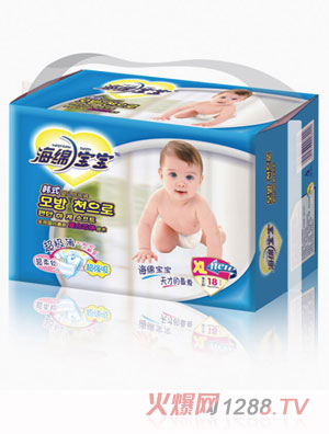 海綿寶寶綿綿吸yinge紙尿褲XL加大碼