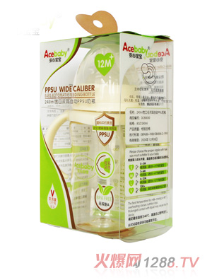 ���Č���240ml�����p���Ԅ�(d��ng)PPSU��ƿ�Sɫ���b