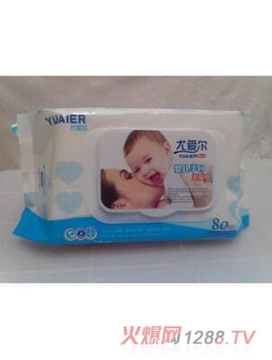 尤愛爾嬰兒手口濕巾80片