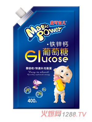 麥可寶兒鐵鋅鈣葡萄糖袋裝