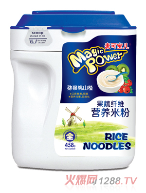 麥可寶兒獼猴桃山楂果蔬纖維營(yíng)養(yǎng)米粉