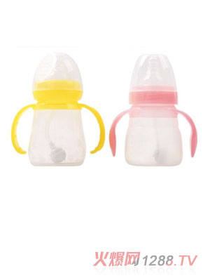 貝優(yōu)樂150ML寬口徑自動(dòng)硅膠奶瓶